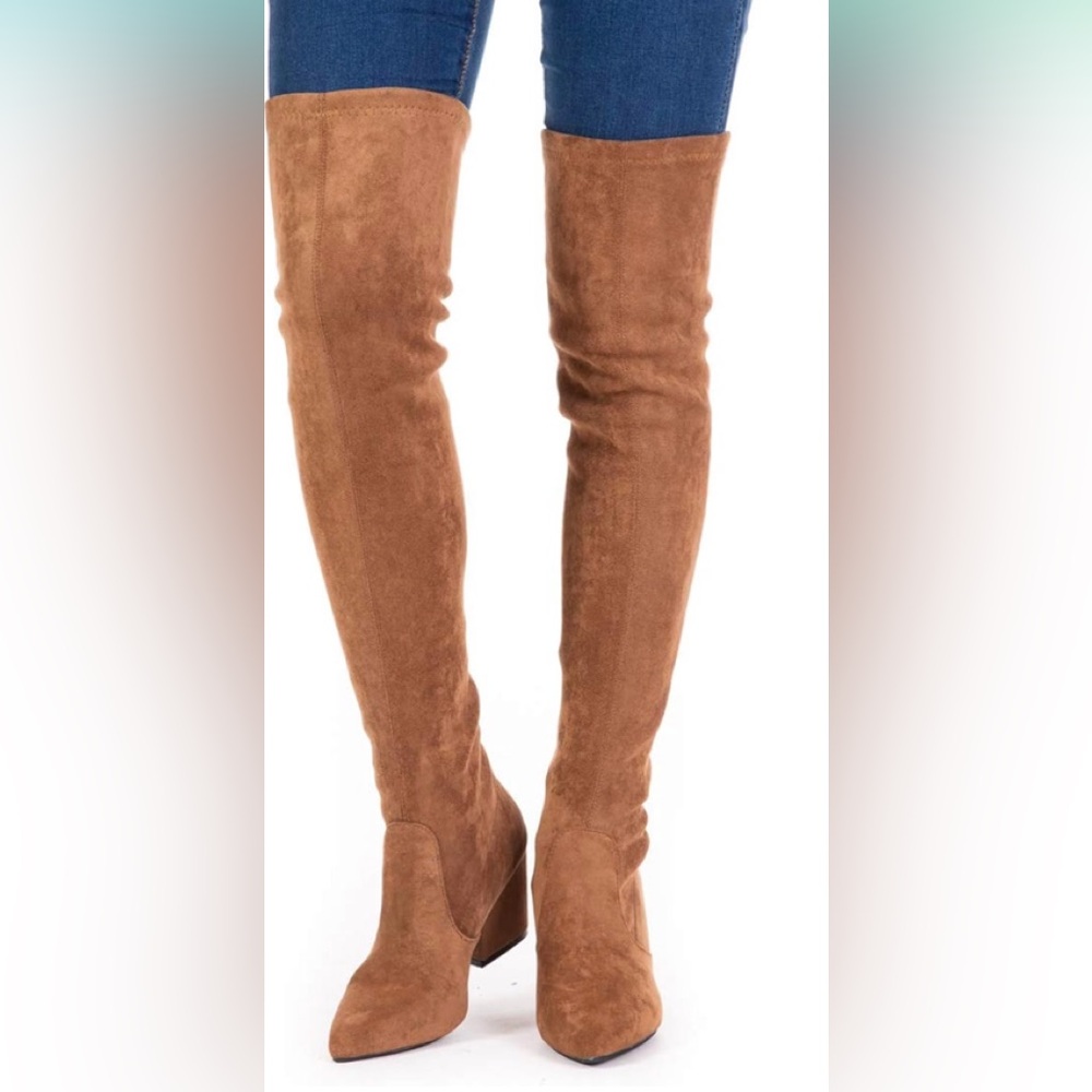 AZ Palmer suede thigh high boots. Size 6.5